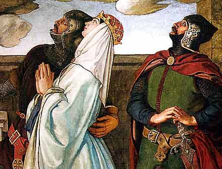 (3) Religion - The Vision of Sir Galahad and his Company