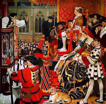 Latimer preaches before Edward VI at St Paul's Cross