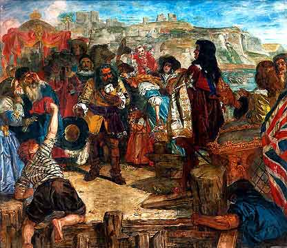 The landing of Charles II at Dover