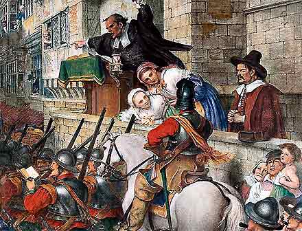 (3) The train bands leaving London to relieve the siege of Gloucester