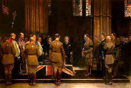 The Burial of the Unknown Warrior in Westminster Abbey -  Explore-Parliament.net