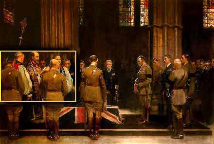 (2) The Burial of the Unknown Warrior in Westminster Abbey