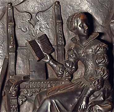 (2) Lady Jane Grey at her studies