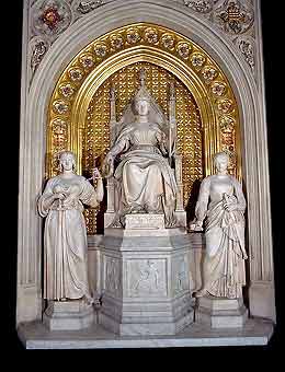 Queen Victoria with Justice and Clemency