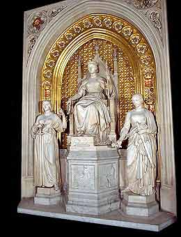 (9) Queen Victoria with Justice and Clemency