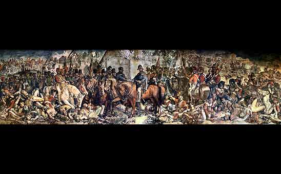 'The Meeting of Wellington and Bl&uuml;cher' by Daniel Maclise