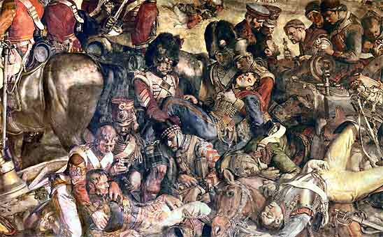 (6) 'The Meeting of Wellington and Bl&uuml;cher' by Daniel Maclise