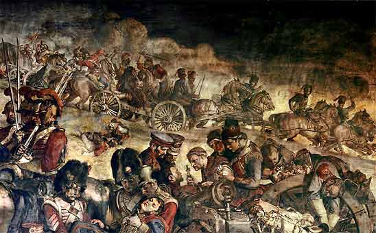 (7) 'The Meeting of Wellington and Bl&uuml;cher' by Daniel Maclise